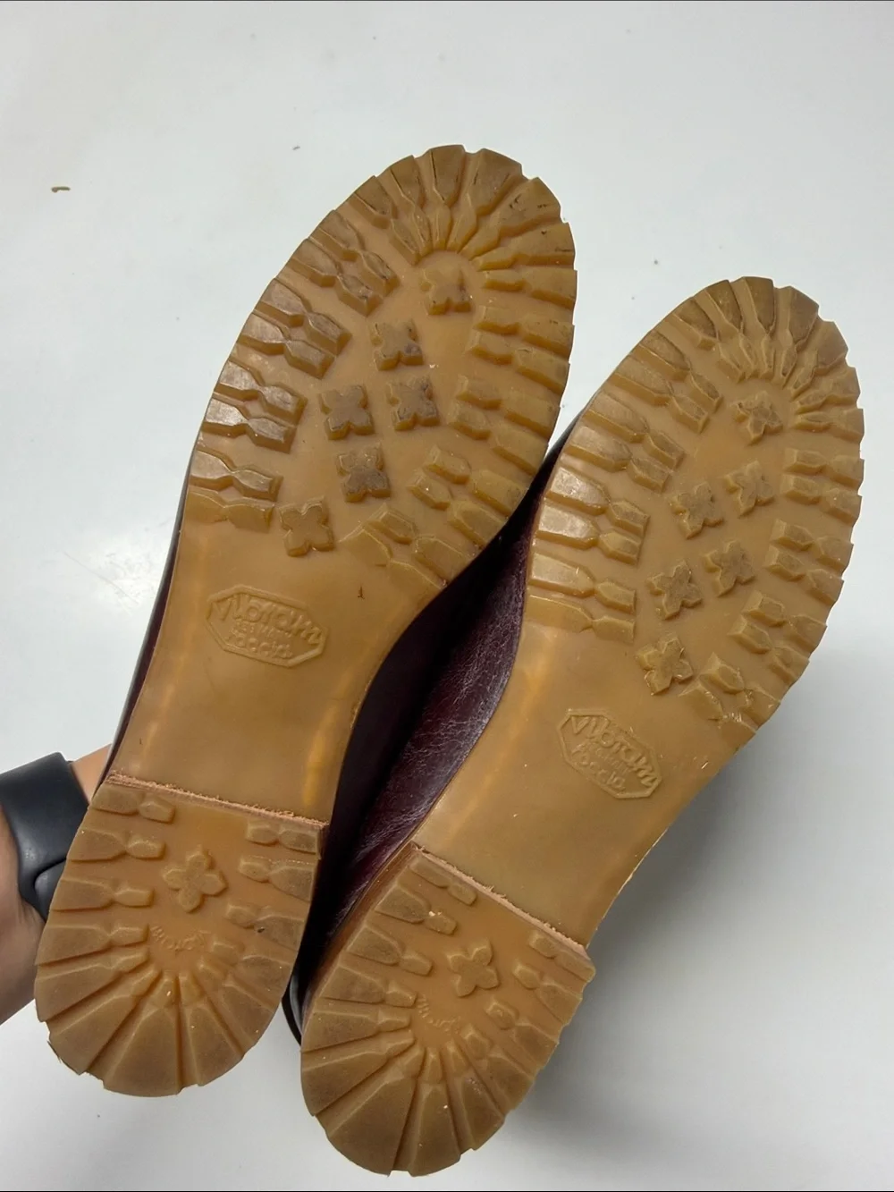 Timberland Burgundy Leather Tassel Kiltie Loafers size 7.5
